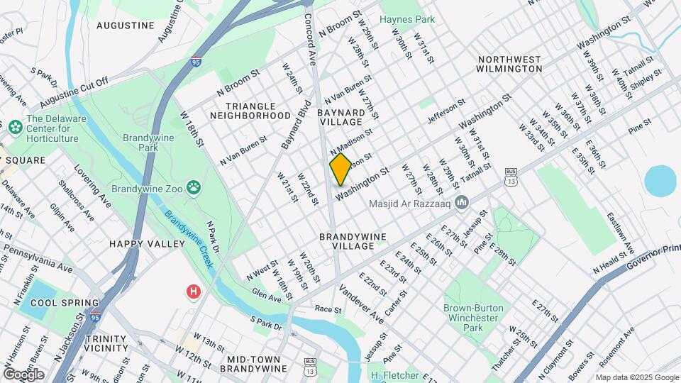 2301 N Washington St Mapa y Detalles de la Ubicación