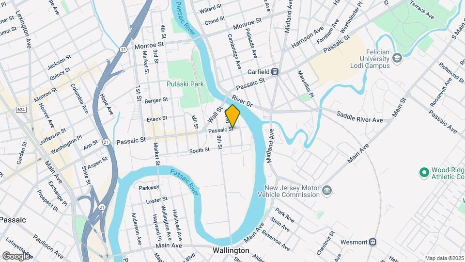61 Passaic St, Unit 1 Map and Location Details
