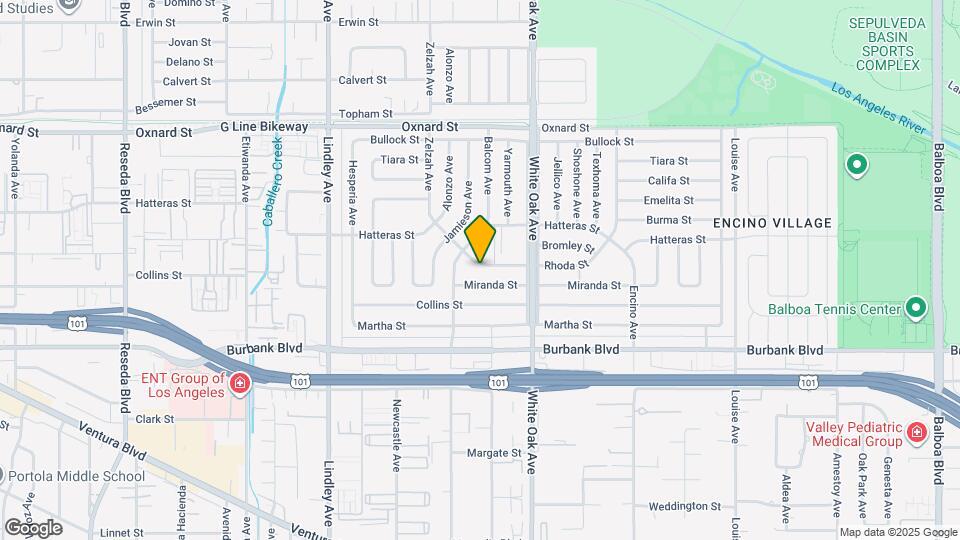 17814 Rhoda St Map and Location Details