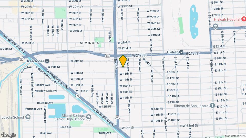 340 W 19th St Mapa y Detalles de la Ubicación