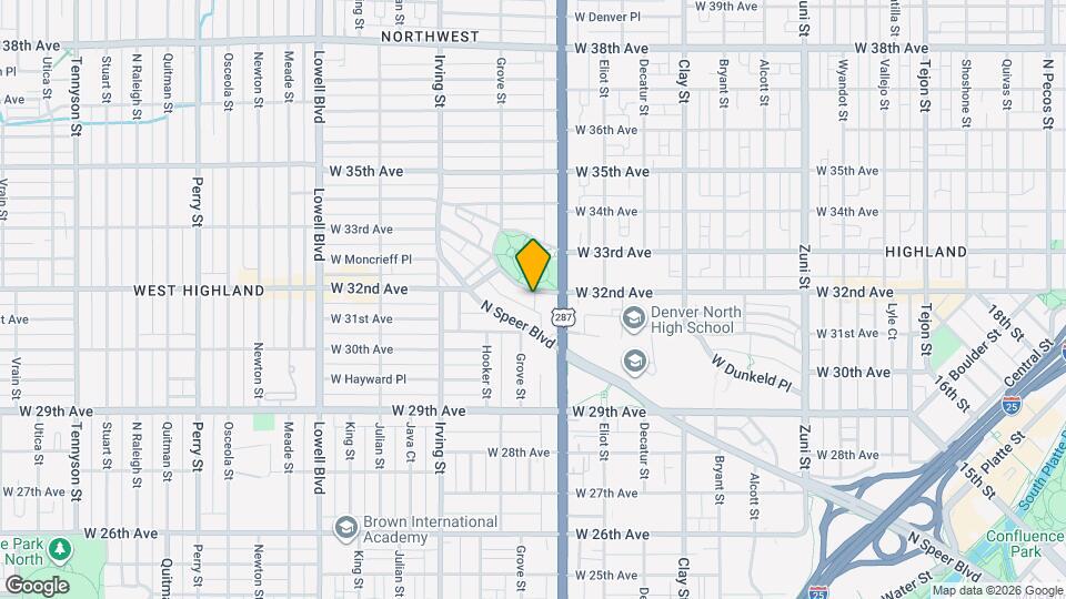 3050 West 32nd Avenue, Unit A-108 Map and Location Details