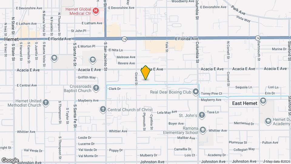 26081 Lawton Ct Map and Location Details