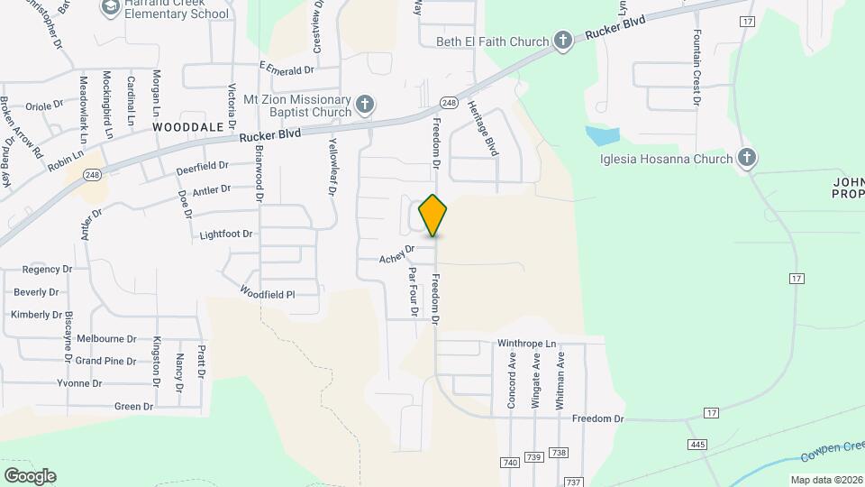 3169 Achey Dr Map and Location Details