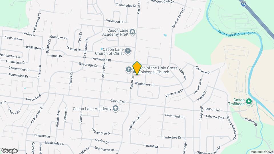 1306 Amberwood Cir Map and Location Details