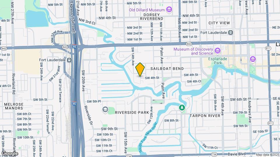1345 SW 4th Ct Map and Location Details