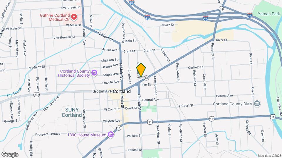 40 Clinton Ave Map and Location Details