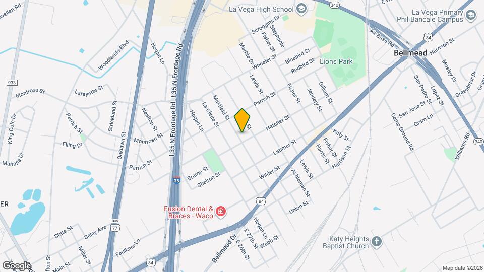 1105 Maxfield St Map and Location Details