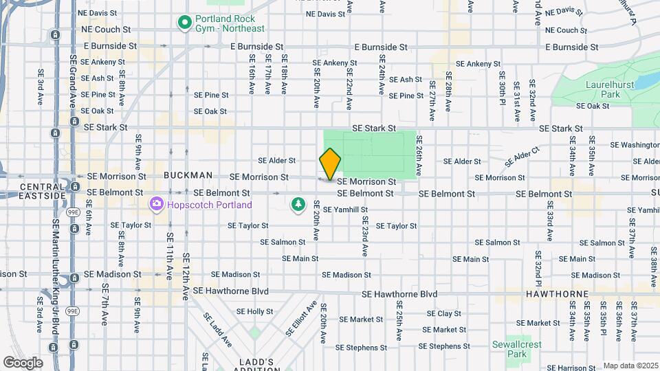 2036 SE Morrison St Map and Location Details