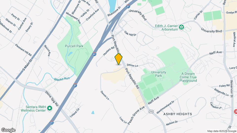 821 Port Republic Rd Map and Location Details