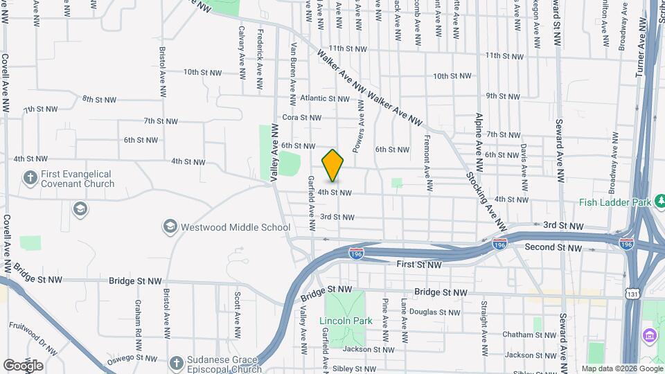 647 Lincoln Ave NW Map and Location Details