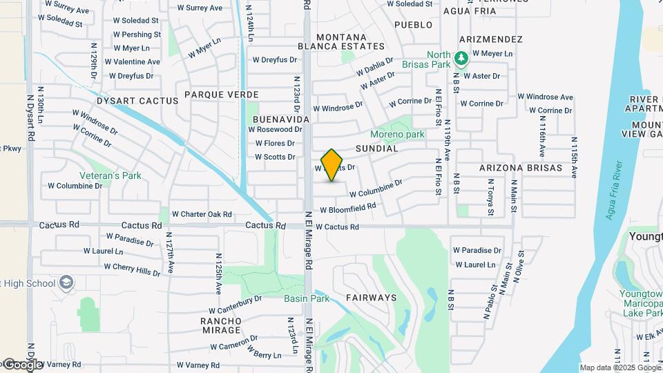 12221 W Larkspur Rd Map and Location Details