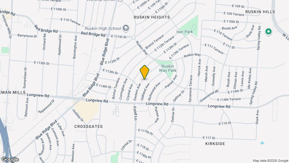 11227 Eastern Ave Map and Location Details