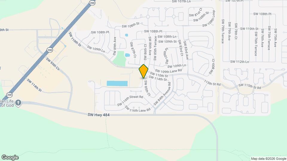 11410 SW 85th Ct Map and Location Details