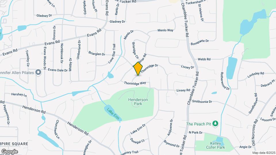 2817 Thornridge Dr Map and Location Details