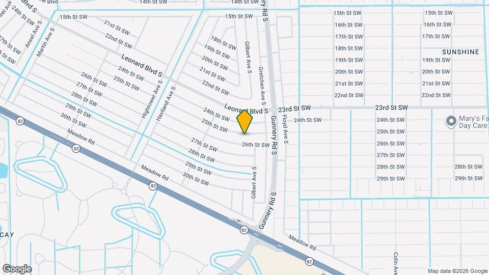 4421 25th St SW Map and Location Details