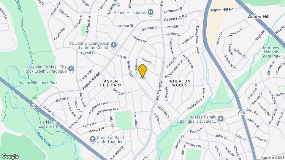 4426 Hallet St Map and Location Details