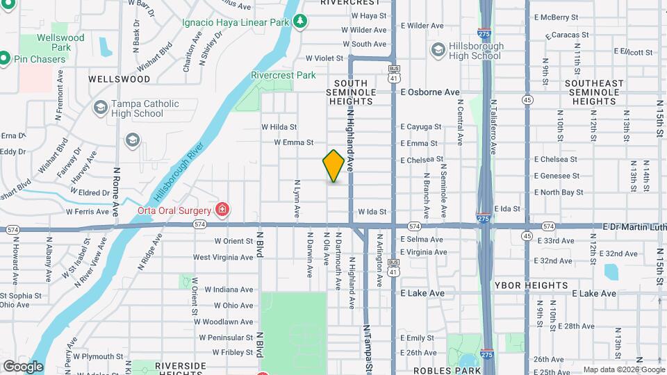 314 W Alva St Map and Location Details