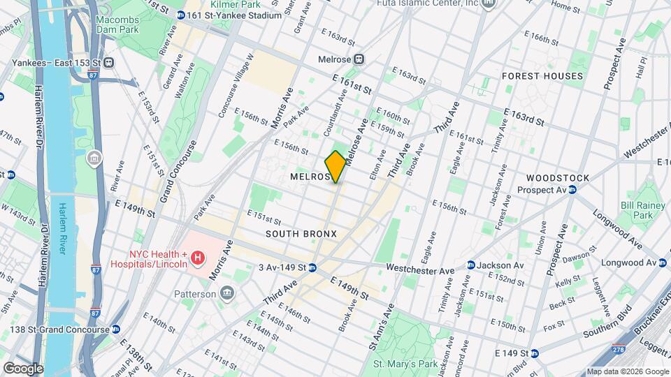 689 Melrose Ave Map and Location Details