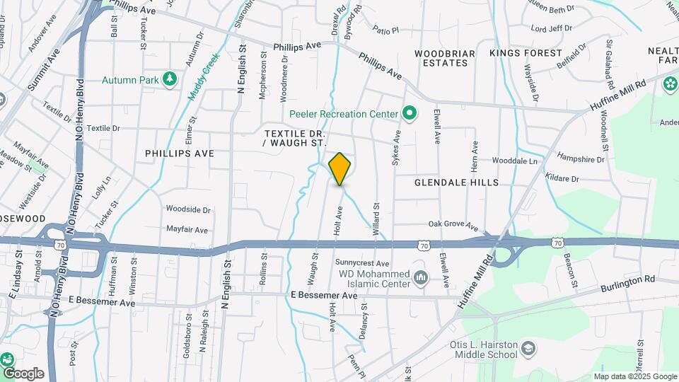 831 Holt Ave Map and Location Details