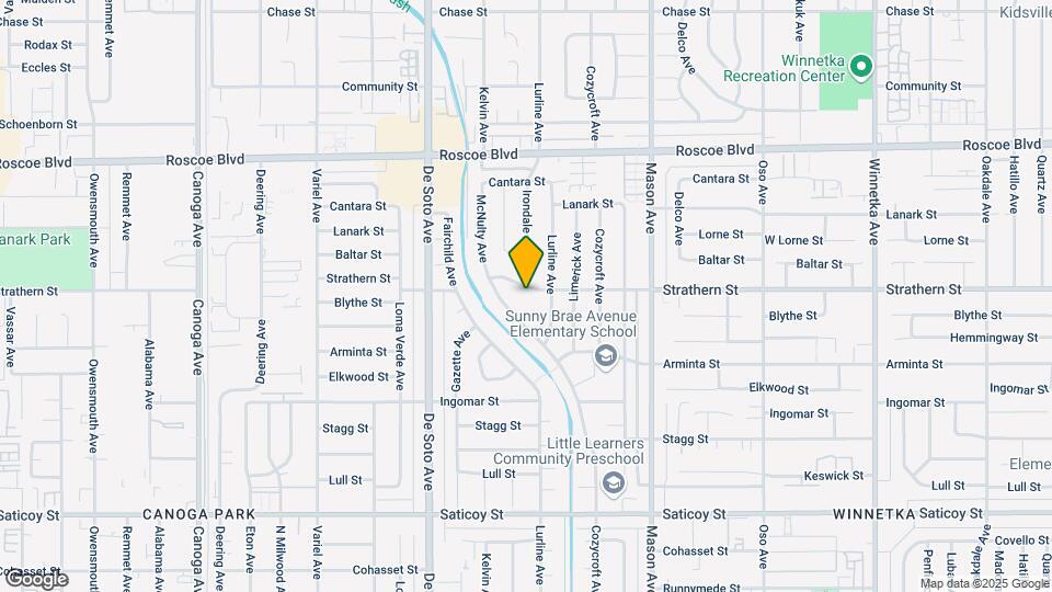 20720 Strathern St Mapa y Detalles de la Ubicación