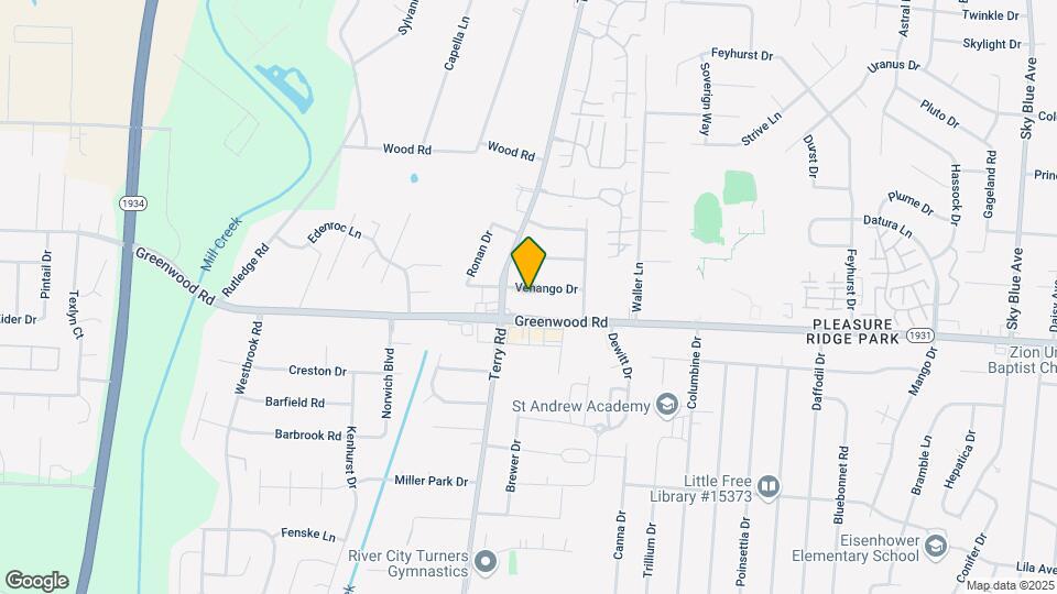 6404 Venango Dr Map and Location Details