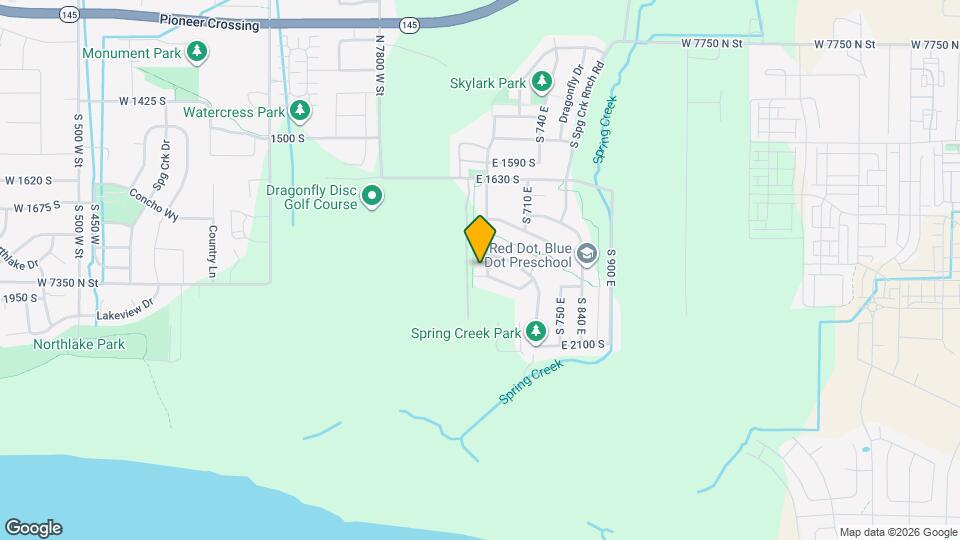 1880 S Weeping Willow Way Map and Location Details