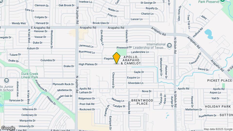 3034 High Plateau Dr Map and Location Details