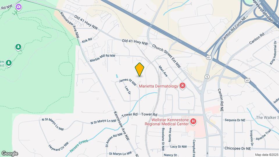 921 James Ct NW Map and Location Details