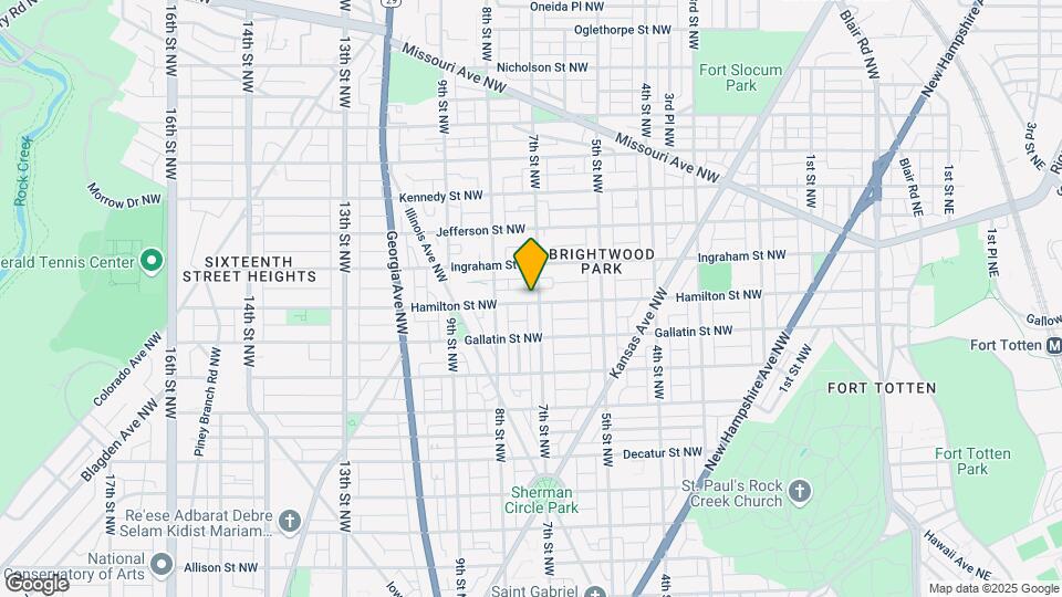 707 Hamilton St NW Map and Location Details