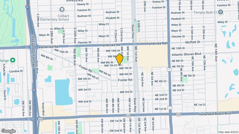 211 NW 7th Ct-Unit -A Map and Location Details