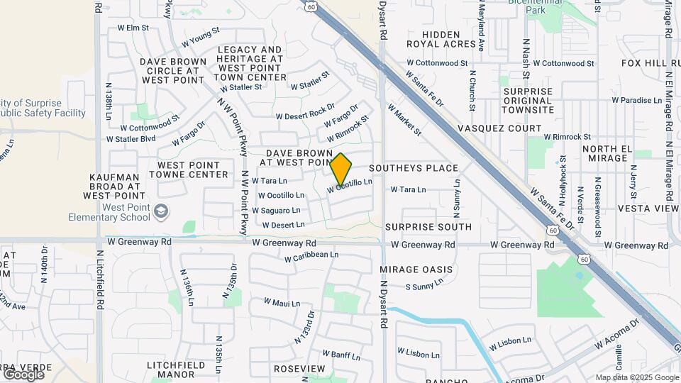 13221 W Ocotillo Ln Map and Location Details