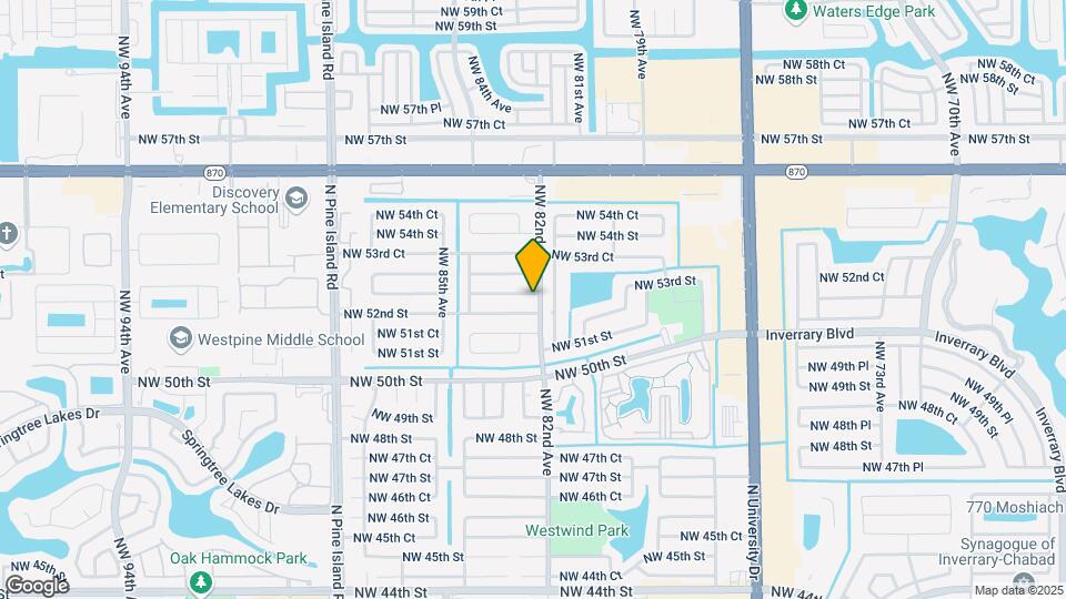 8200 NW 52nd Ct Map and Location Details