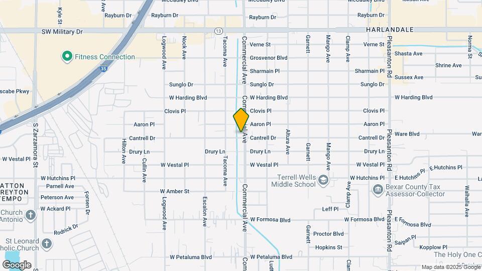 811 Cantrell Dr Map and Location Details