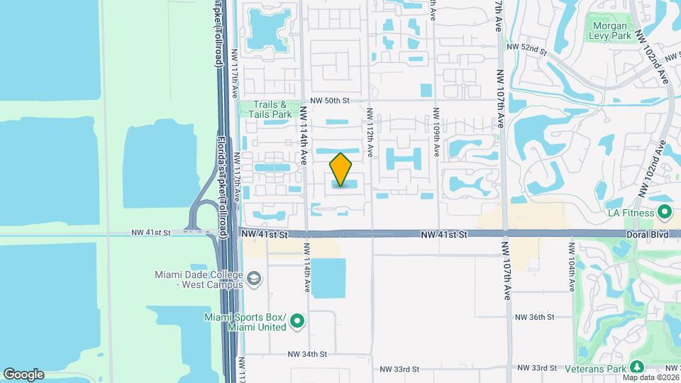 11287 NW 43rd Terrace Map and Location Details