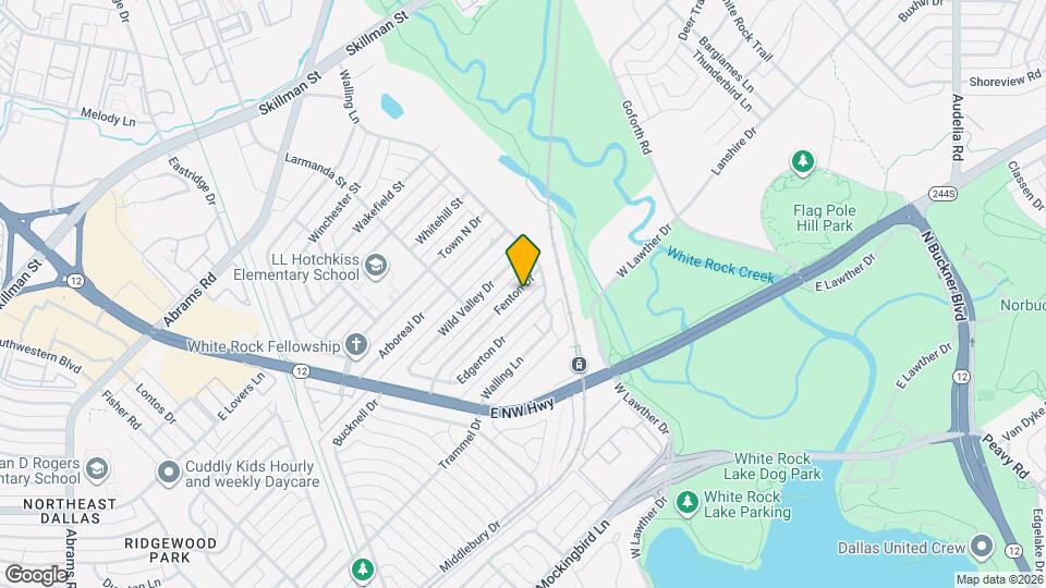 7412 Fenton Dr Map and Location Details