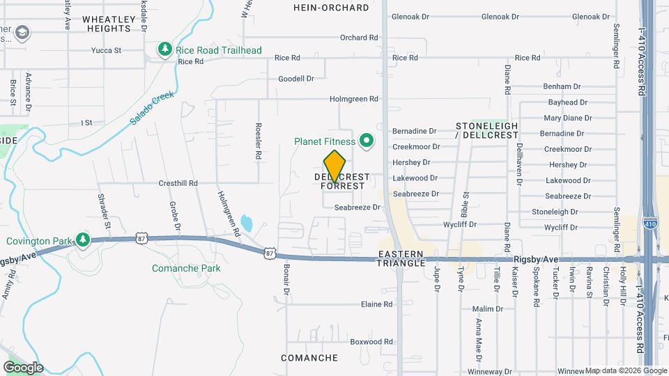 4411 Jamestown Dr Map and Location Details