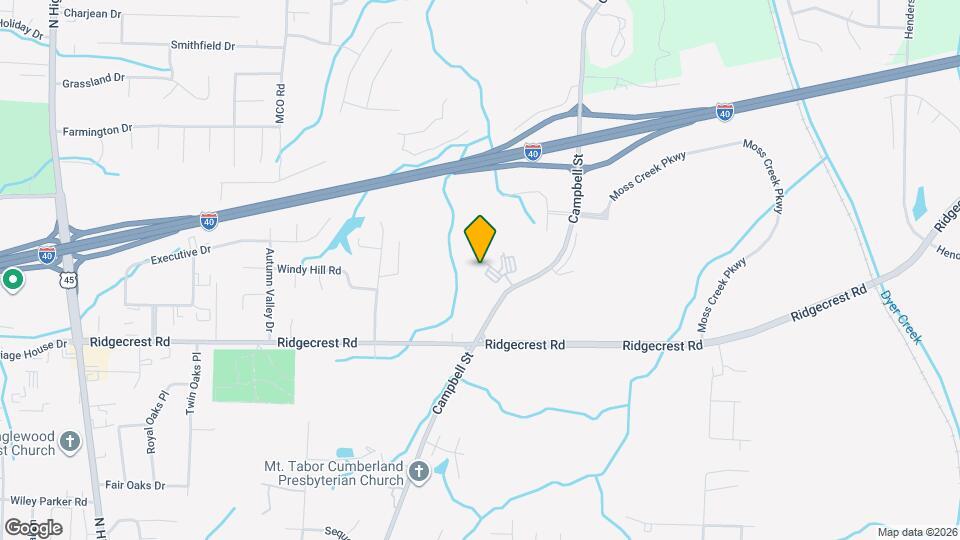 The Villages of Campbell Oaks Mapa y Detalles de la Ubicación