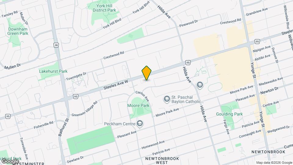 537-537 Steeles Ave W Map and Location Details