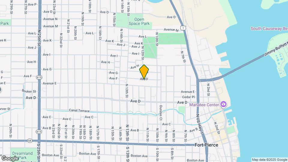 1115 F Ave Map and Location Details