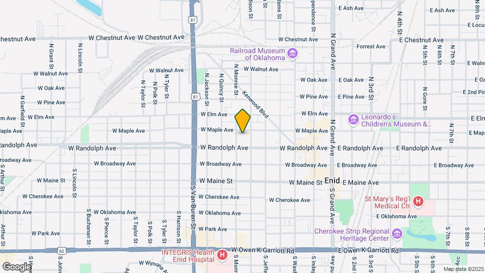 615 W Maple Ave Map and Location Details