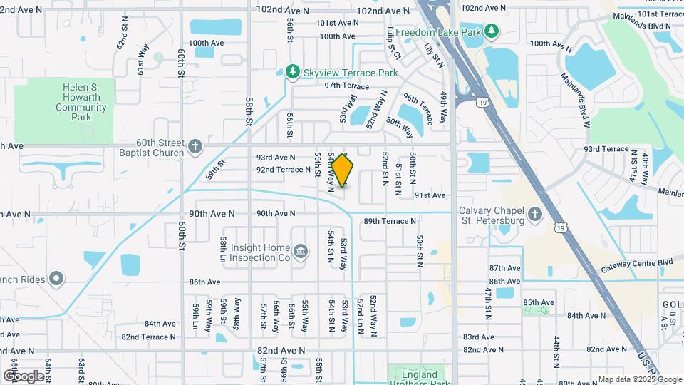 9150 54th St N Map and Location Details