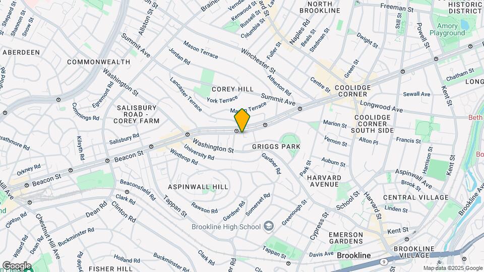 1531 Beacon St, Unit 1A Mapa y Detalles de la Ubicación