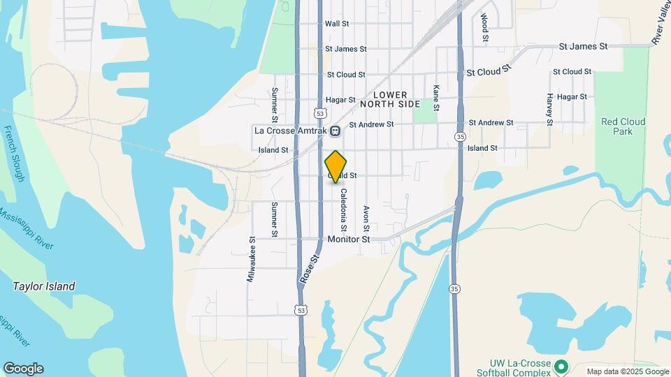 317 Caledonia St Map and Location Details