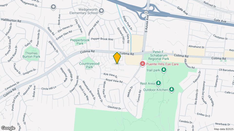 17072 Colima Rd Map and Location Details