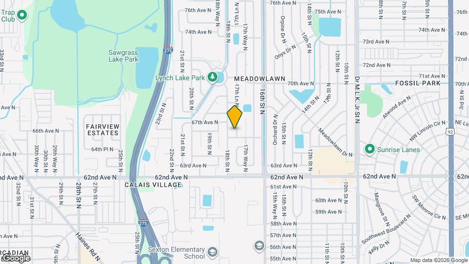 6630 17th Ln N Map and Location Details