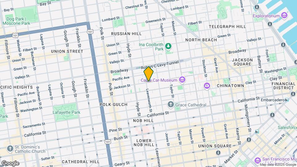 1456 Leavenworth St Mapa y Detalles de la Ubicación