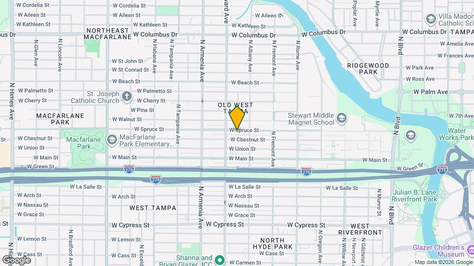 2126 W Spruce St Mapa y Detalles de la Ubicación