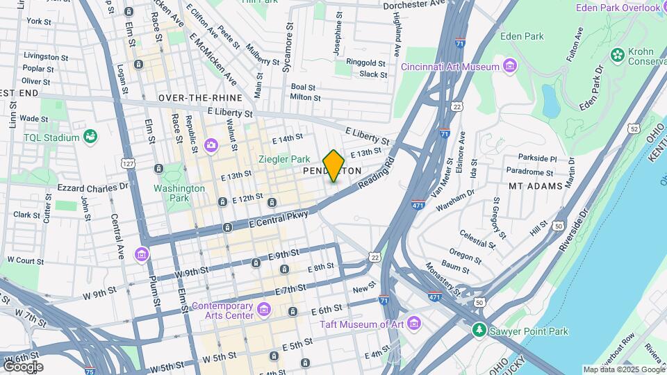 1111 Spring St Map and Location Details