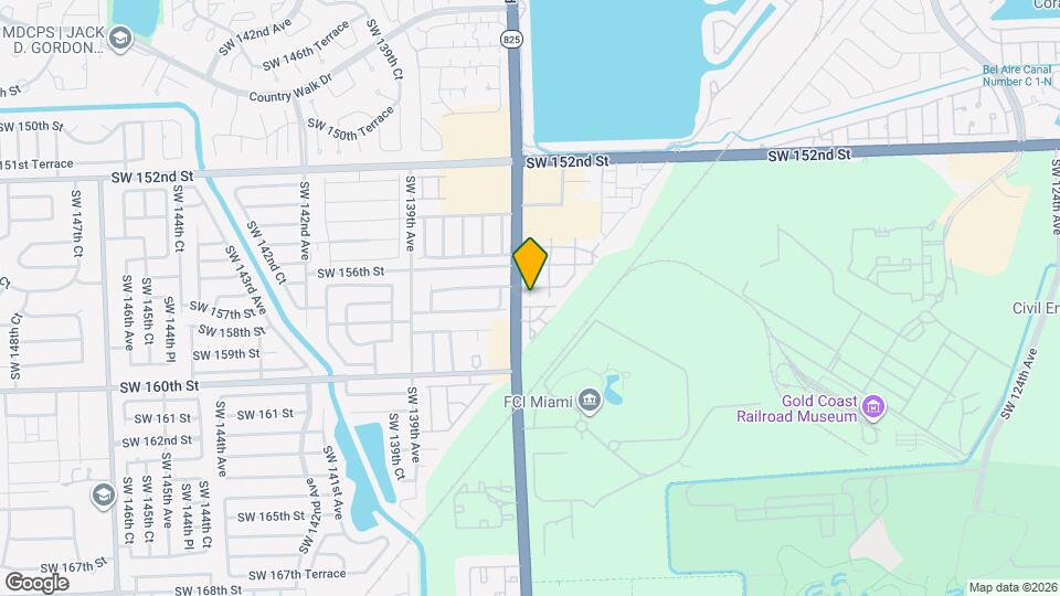 18672 SW 136th Ct Map and Location Details
