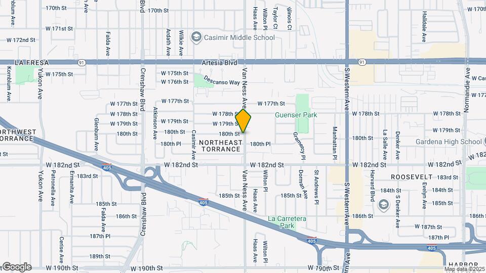 2202 180th St Map and Location Details